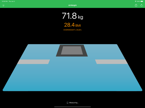 AirWeight for Bluetooth Scales screenshot 2