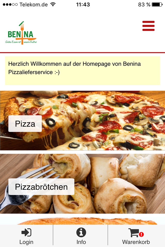 Pizzeria Benina screenshot 2