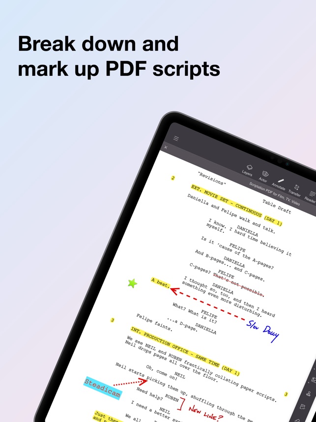 App Store 上的u201cScriptation: PDF for Film u0026 TVu201d