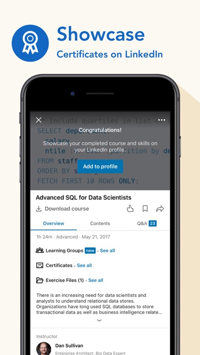 LinkedIn Learning Screenshot