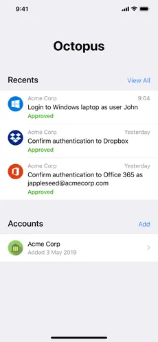 Imágen 2 Octopus Authenticator iphone