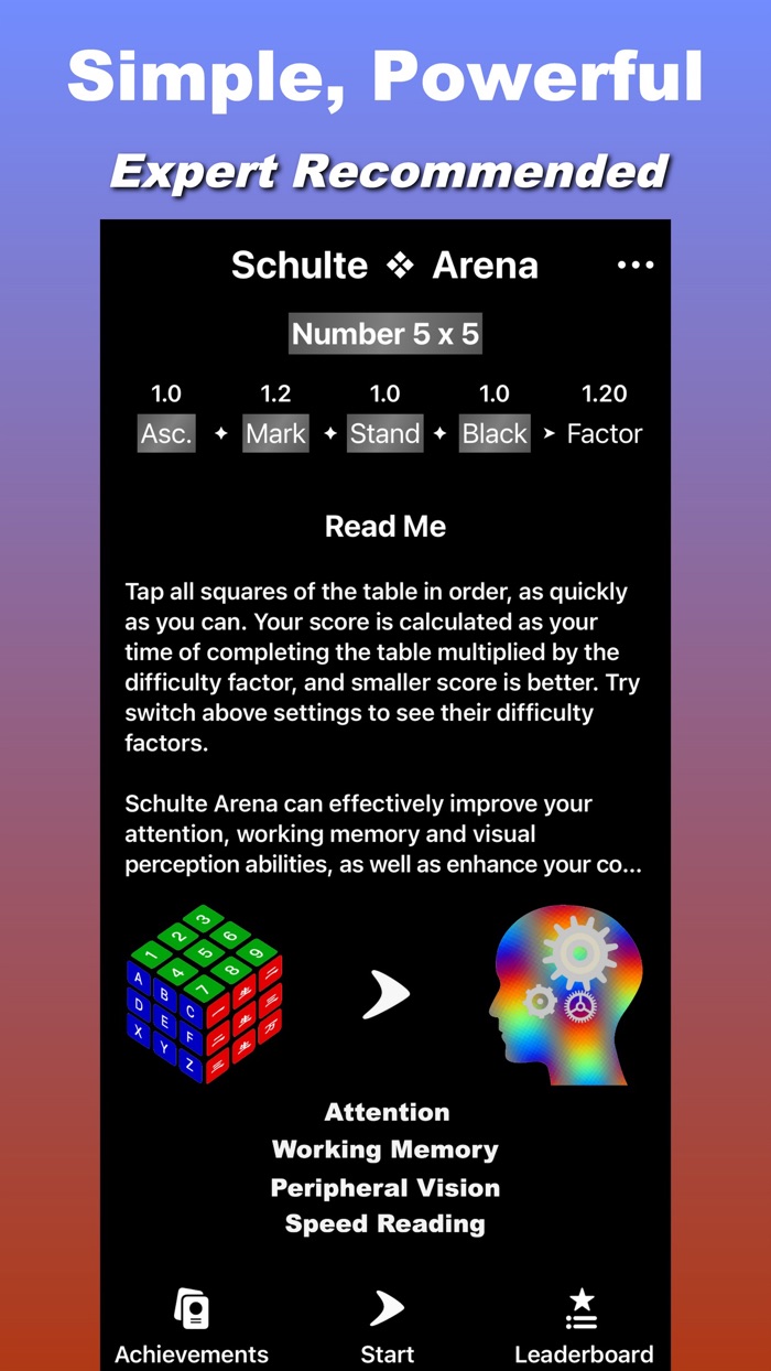 Schulte Arena - Super Brain