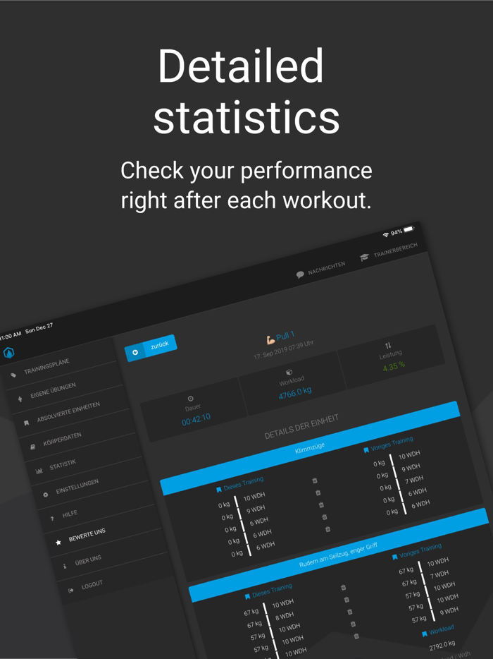 GAINSFIRE Workout Tracker Log
