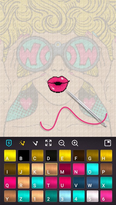 Cross-Stitch: Color by Number screenshot 2