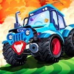 Tractor rush Kid driving car