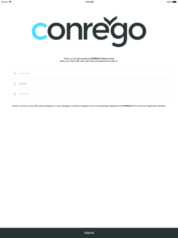 Conrego Check-in