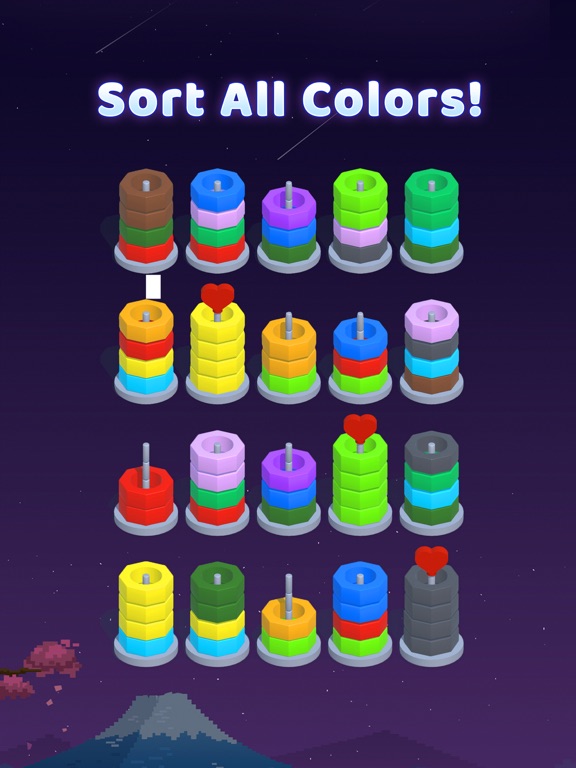 Hoop Sort - Color Ring Puzzle screenshot 2