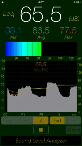 Game screenshot Sound Level Analyzer Lite hack