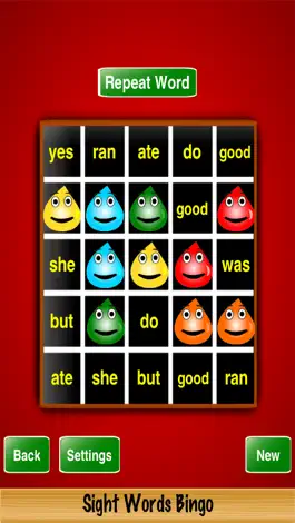 Game screenshot Sight Words Bingo apk