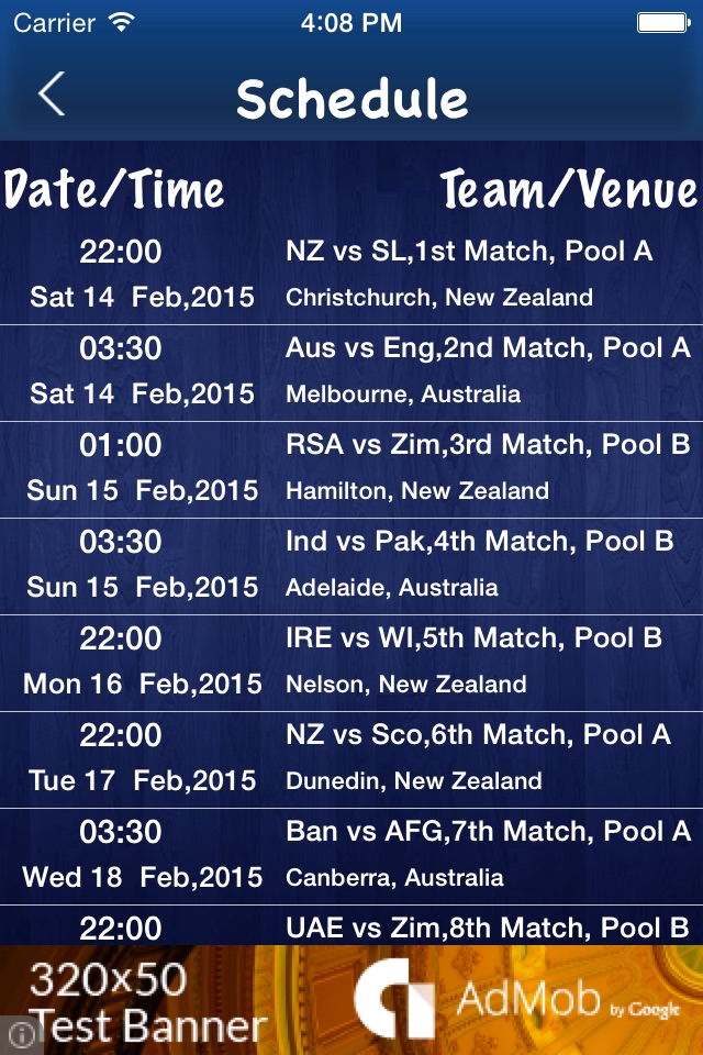 IPL 2017 - Live score Schedule screenshot 2