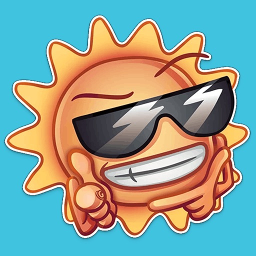 Cute Weather stickers & emoji