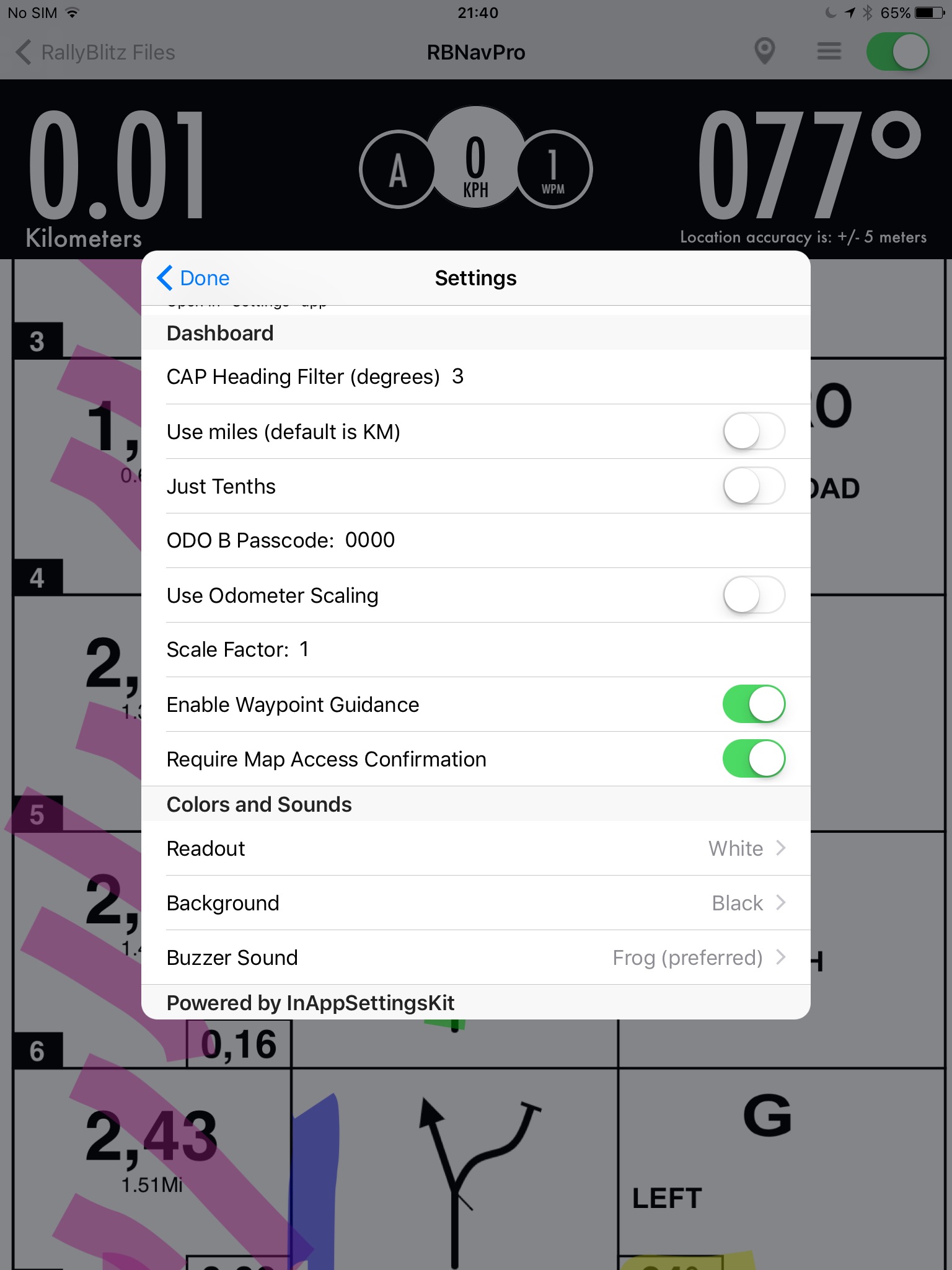 Rally Blitz Navigator Pro screenshot 4