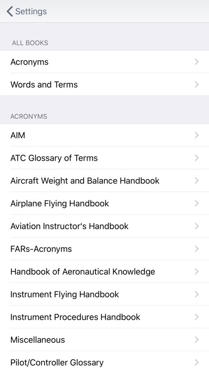 FAA Glossaries