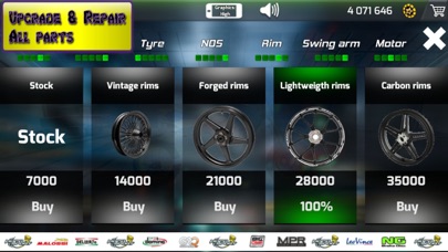 Motorbike Drag racing 3D screenshot 3