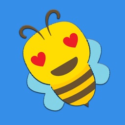 Bee stickers - Animal emoji