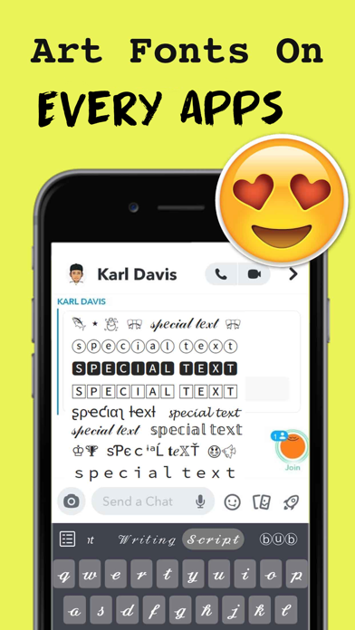 Font Keyboard - Fonts Chat screenshot 3