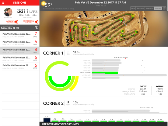 LITPro - GPS Lap Timer screenshot 2