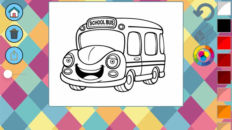 Cars coloring book to paint screenshot-3