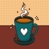 Coffee-Hot Coffee Stickers