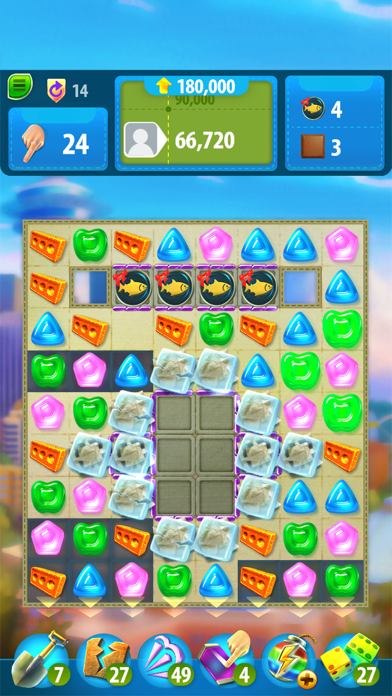 Gummy Drop! Match 3 Puzzles Screenshot on iOS