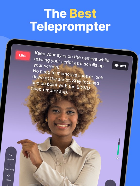 BIGVU Teleprompter for Pros screenshot 2