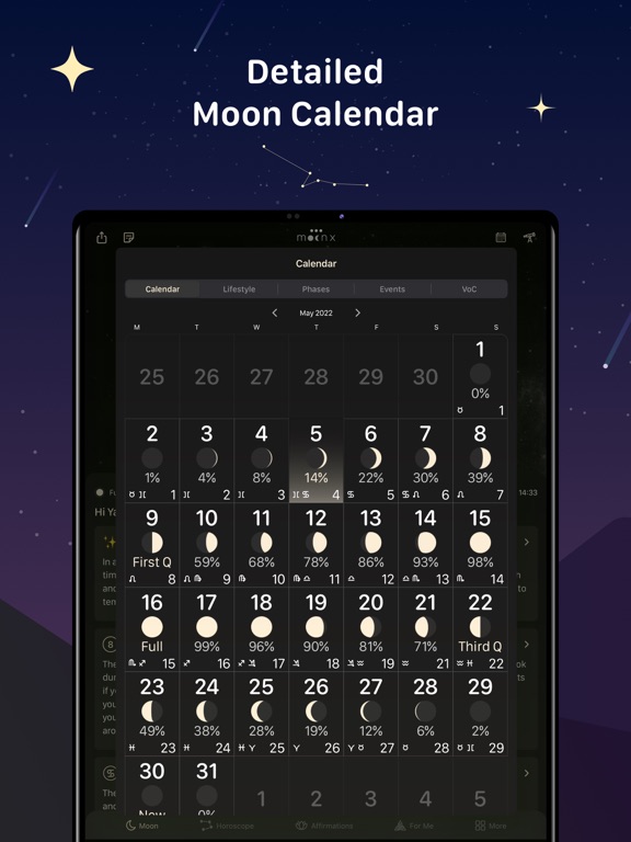 MoonX — Moon Calendar U'd Love screenshot 3