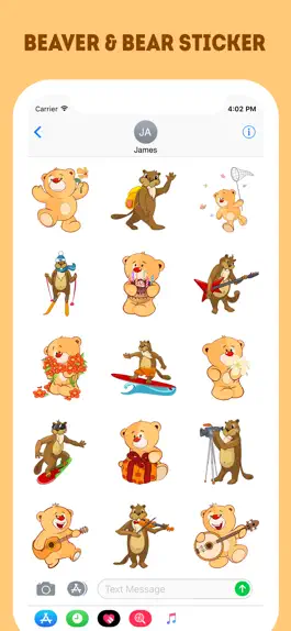 Game screenshot The Beaver and Bear Emojis mod apk