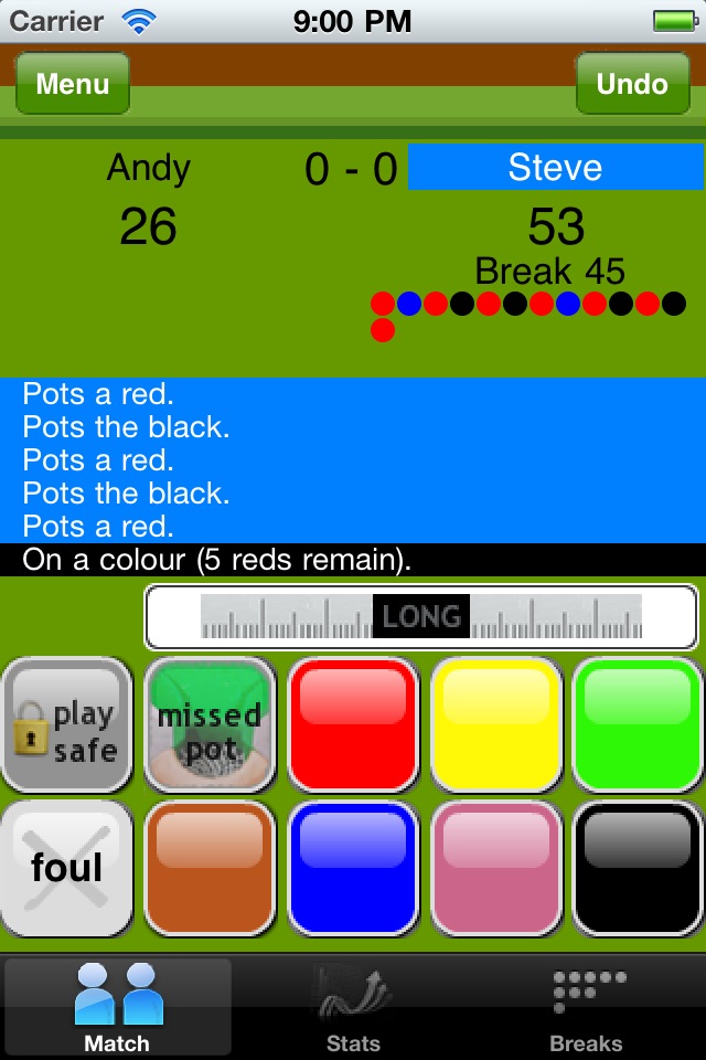 MySnookerStats screenshot 3