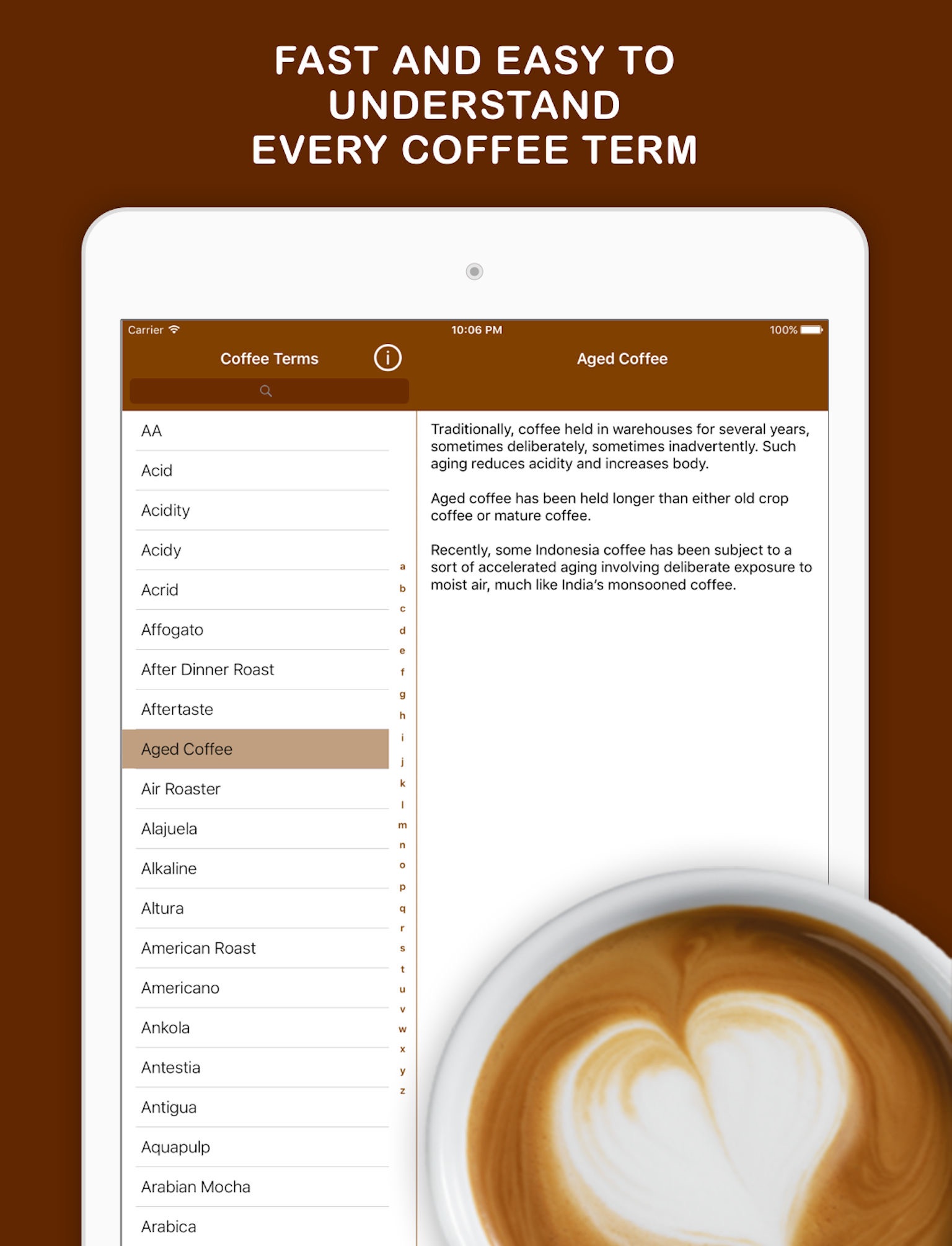 Coffee Terms screenshot 3