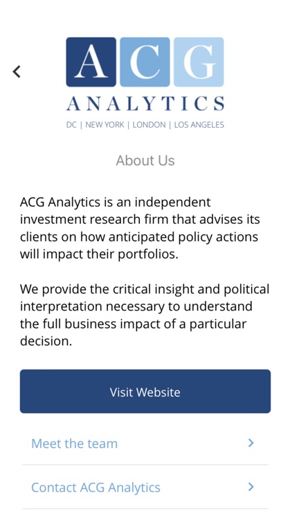 ACG Analytics