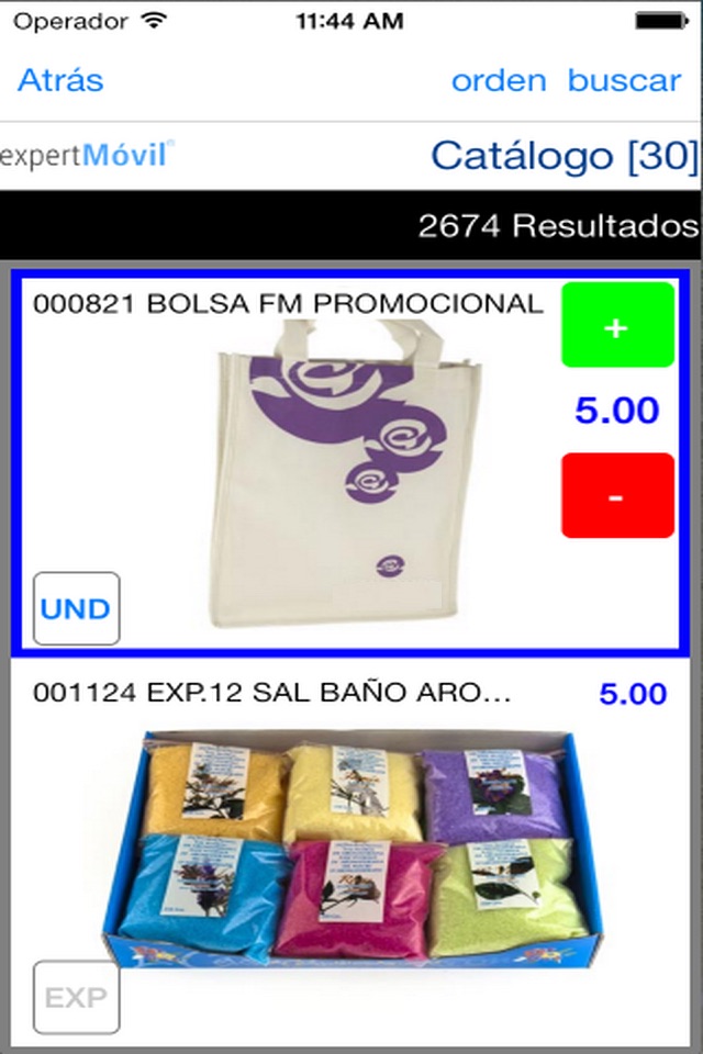 expertMóvil Fuerza de ventas screenshot 2