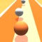 Play this color ball run 3d and avoid balls with different color as yours