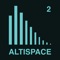AltiSpace is a convolution reverb app with advanced controls that provides realistic sounding natural acoustic space or vintage reverb devices for any track or mix