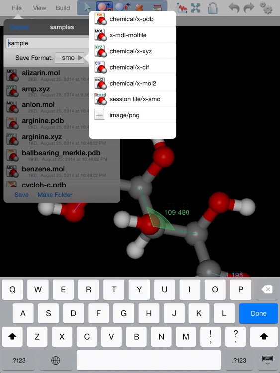 iMolecular Builder for iPad screenshot-4