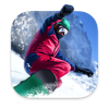 Snowboard Surfer Big Ice Jump