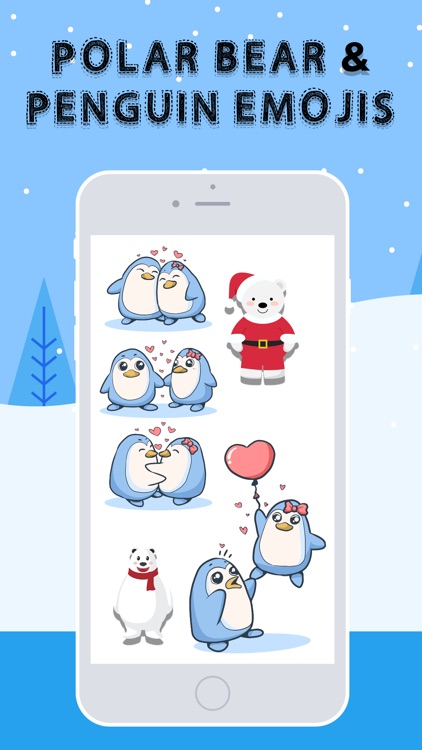 Polar Bear and Penguin Emojis