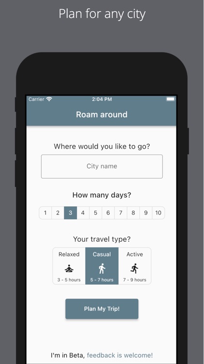 Roam Around - Plan Trips AI