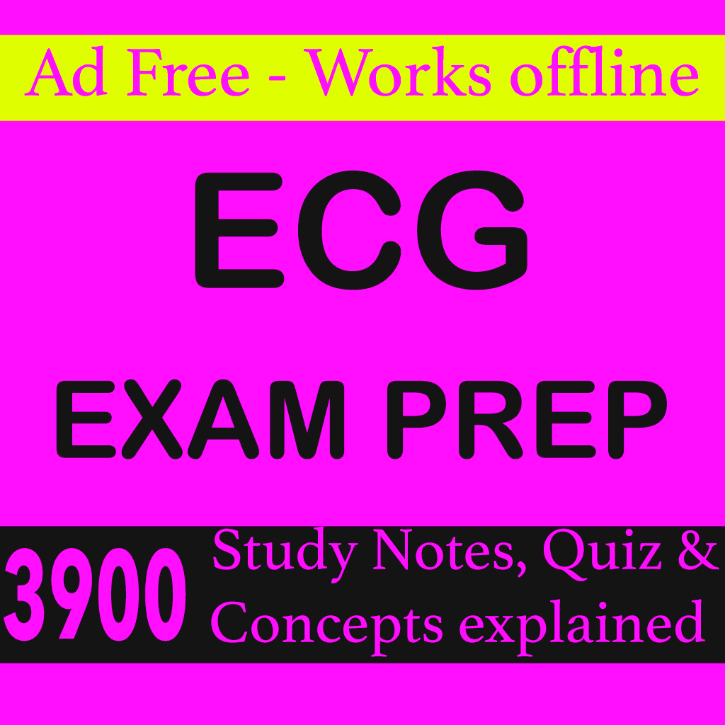 Get ECG Exam Prep-3900 Study Notes for iOS, iPhone, iPad Aso Report