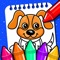 Kids coloring game is a free coloring book for kids with verity of coloring pages for different coloring categories