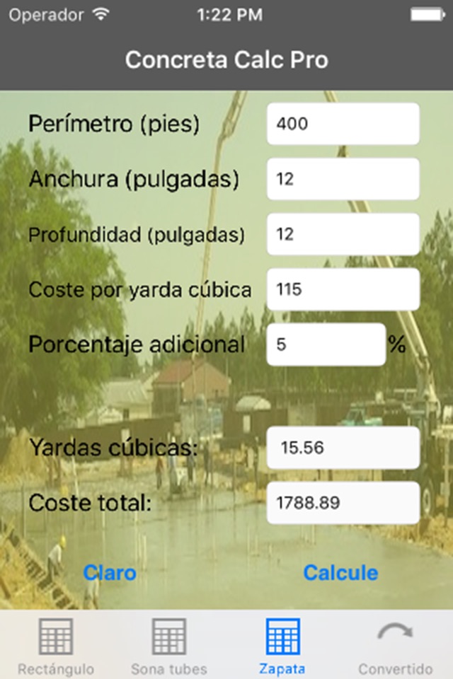 Concrete Calculator Pro screenshot 3