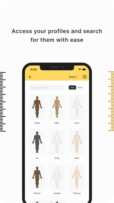 Dress Measurement Screenshot