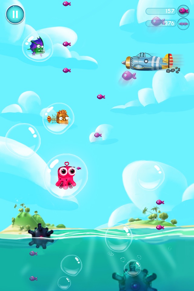 Jelly Fish Bubble screenshot 2