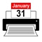 App that prints a simple calendar view using the entries in the calendar on your iPhone or iPad