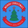 Merry Christmas stickers emoji
