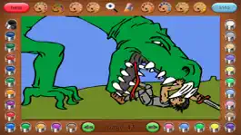 Game screenshot Dragon Attack Coloring Book apk