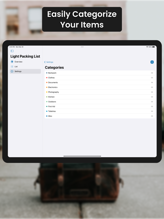 Light Packing List screenshot 4