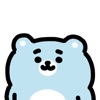 sad bear sticker