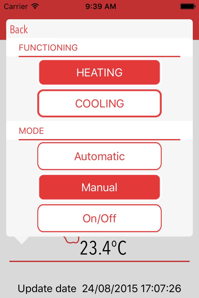 Clima GSM screenshot 2