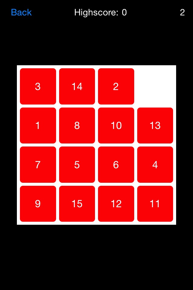 A 15 Puzzle Game Watch & Phone screenshot 2