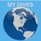 Store all your dives in the App